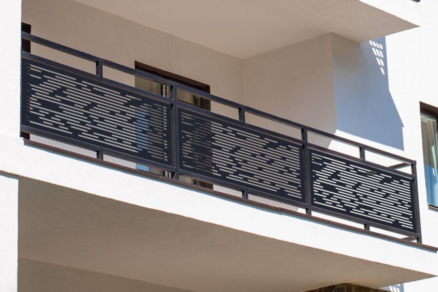 Balustrada ażurowa, nowoczesne balustrady balkonowe.