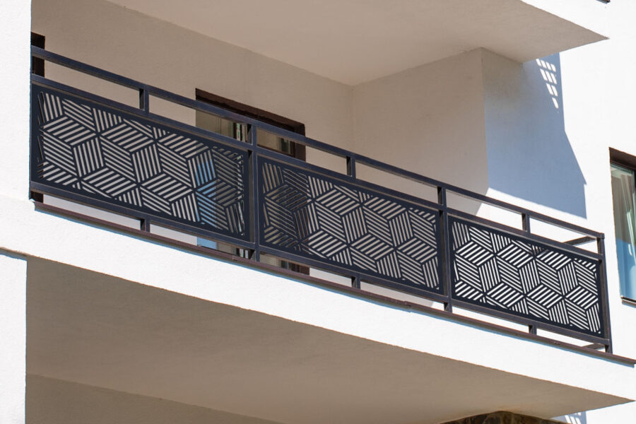Balustrada na taras, balustrada na balkon metalowa.