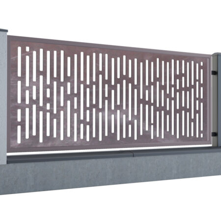 Ogrodzenie metalowe panelowe, tanie ogrodzenie metalowe.